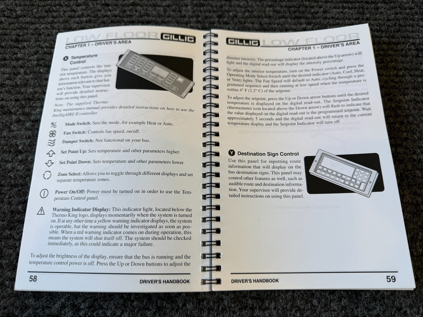 Gillig Low Floor Driver’s/Operator’s Handbook – SamTrans 400 Series – 2009/2010