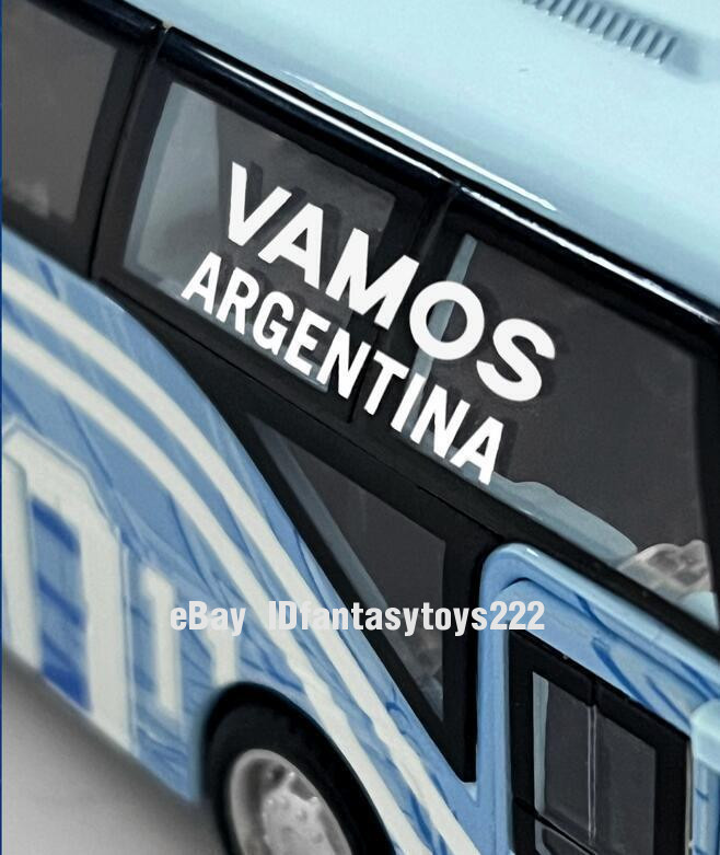 NEW!Argentina National Team Players Bus Model In Stock