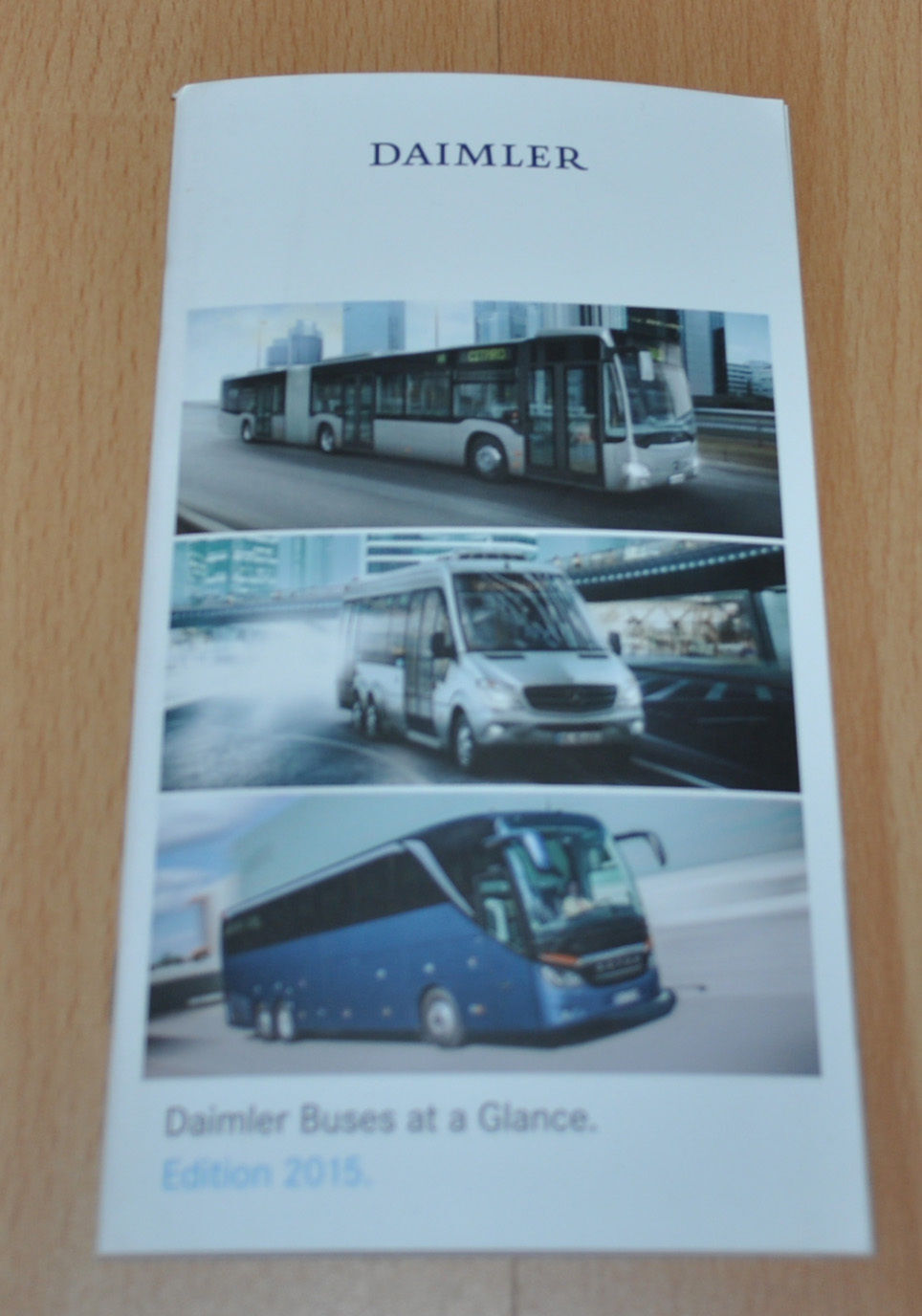 Mercedes Benz Daimler 2015 Setra Buses Omnibus Brochure Prospekt ENG