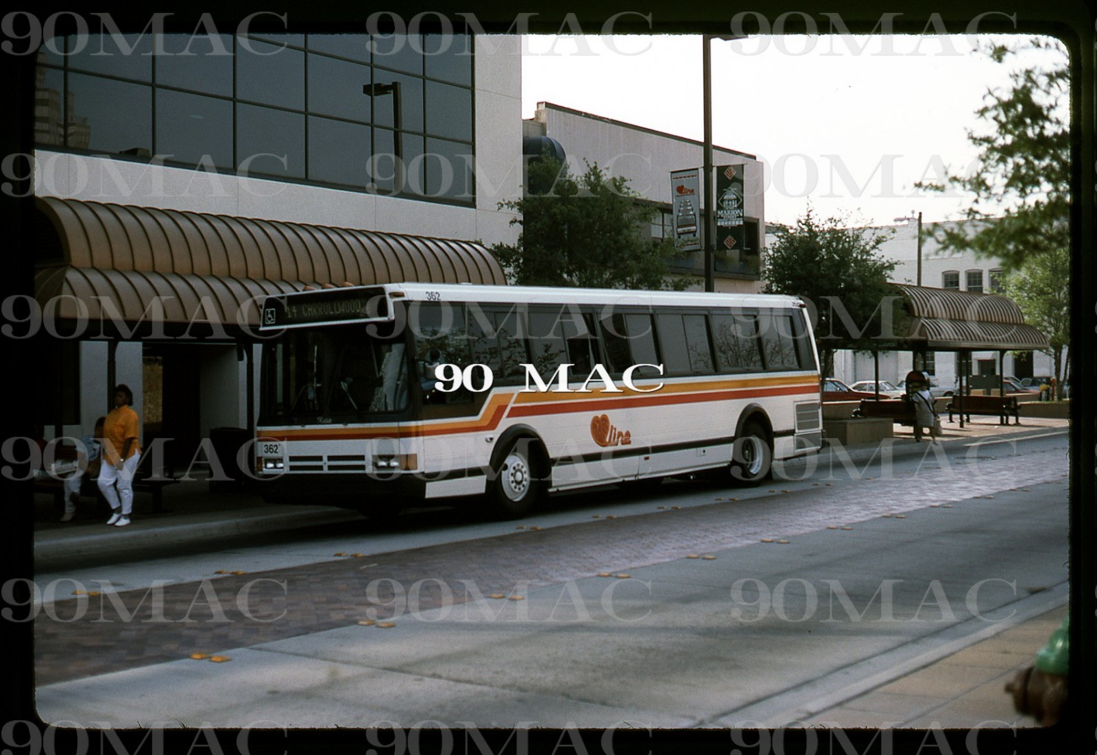 HART. FLXIBLE METRO BUS #362. Tampa (FL). Original Slide 1990.