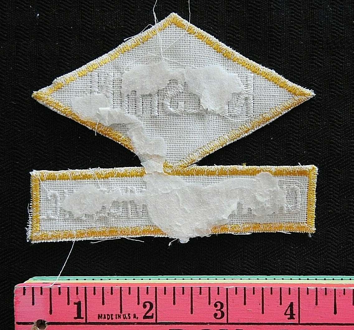 c.1970 “KEESHIN CHARTER SERVICE INC.” CHICAGO IL BUS DRIVER GUARD PATCH