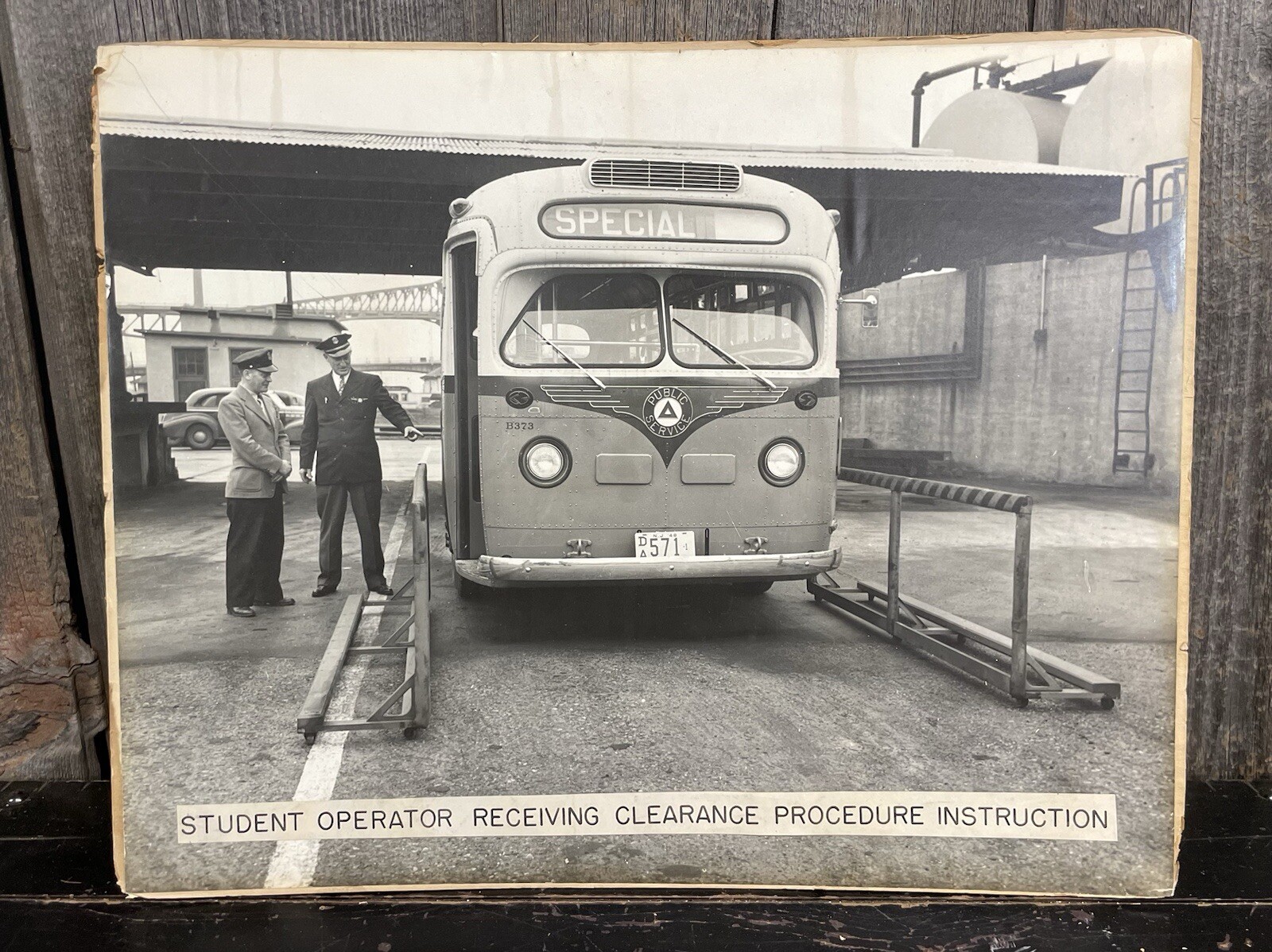 Vintage 40s New Jersey Bus Driver Training School Promo Large Scale Photo 12/13