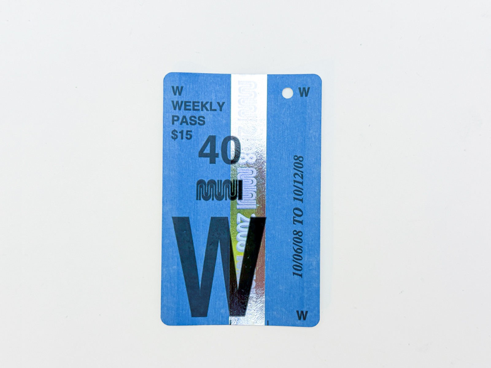 Vintage San Francisco Muni Weekly Fast Pass Fastpass Set of Three- Unused