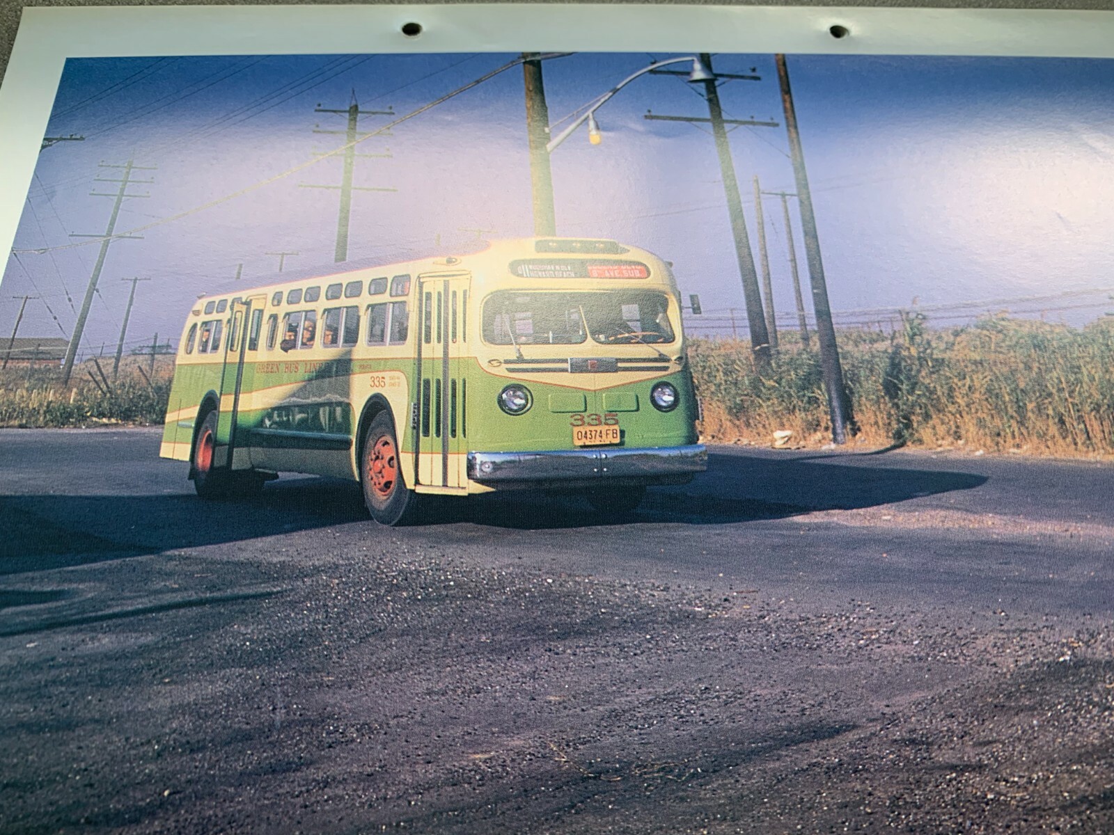 1997 NY NYC BUS CALENDAR NOS MANHATTAN FIFTH AVENUE COACH BROOKLYN JFK AIRPORT