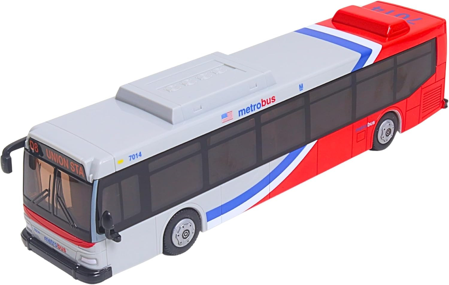 Toy Bus – Washington DC Metrobus – Officially Licensed Friction Powered City Bus