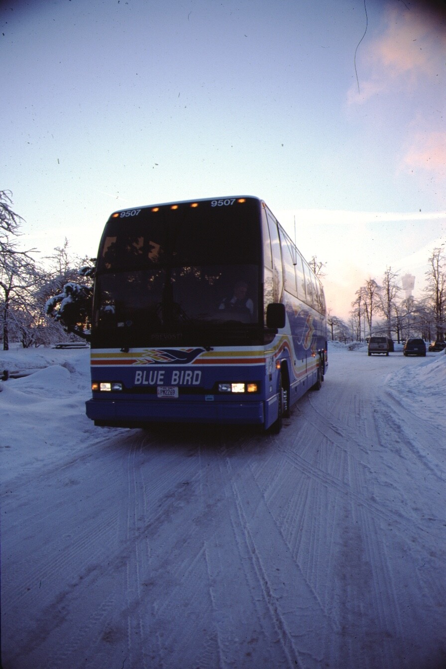Blue Bird MCI Bus Original slide