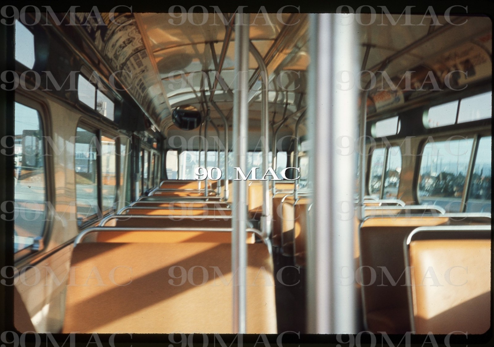 SCRTD-RTD. FLXIBLE #7049. SBC (CA). 2 Original Slides. 1972. New Bus Interior!