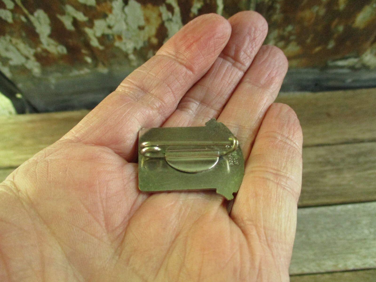 VINTAGE.”1934 MAINE”-CHAUFFEUR PIN BADGE CDL EMPLOYEE ID DRIVER LICENSE#4520