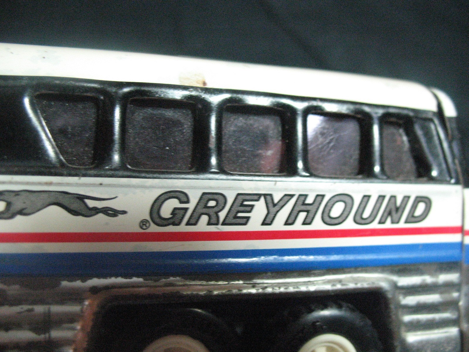 1979 Buddy L Greyhound Bus Americruiser 4950 Tin Toy Japan