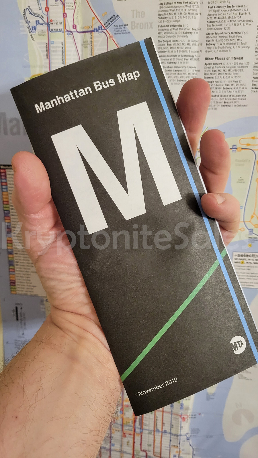 Set of 5 New York City Bus Maps Manhattan Bronx Queens Brooklyn Staten Island