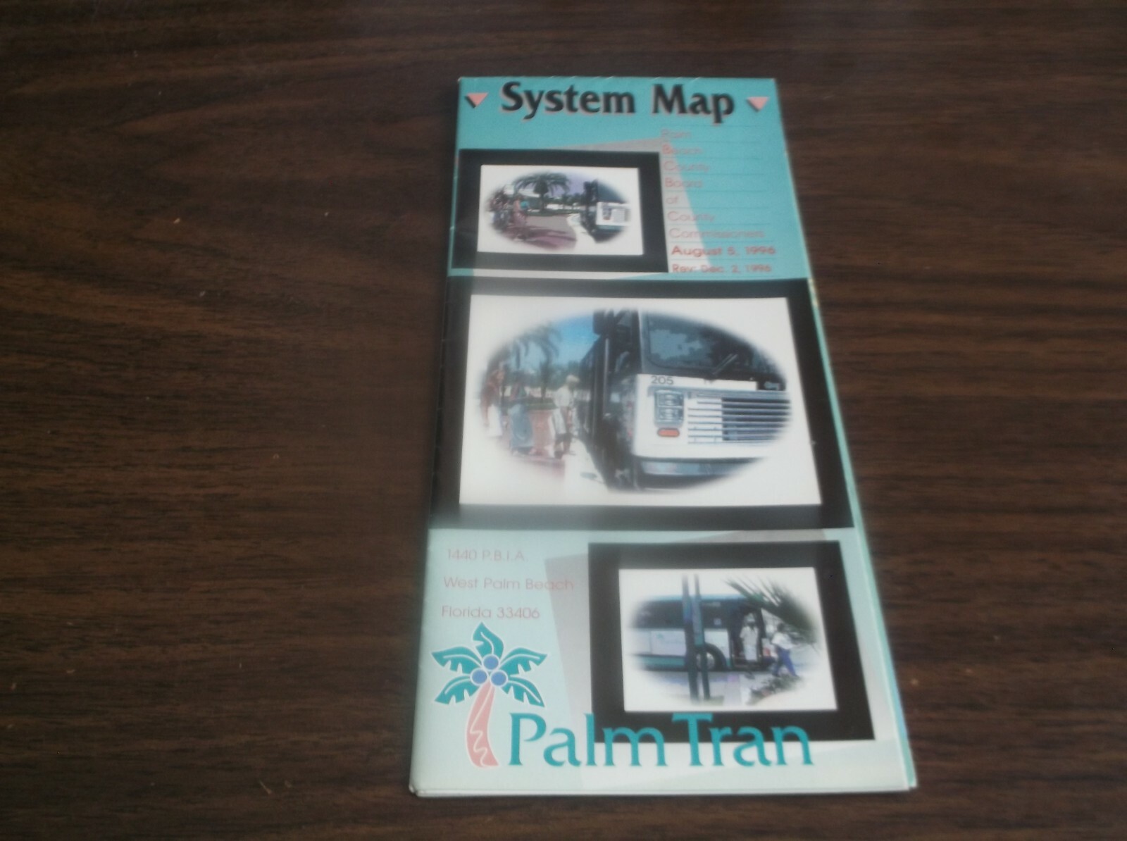 DECEMBER 1996 PALM BEACH COUNTY SYSTEM BUS MAP