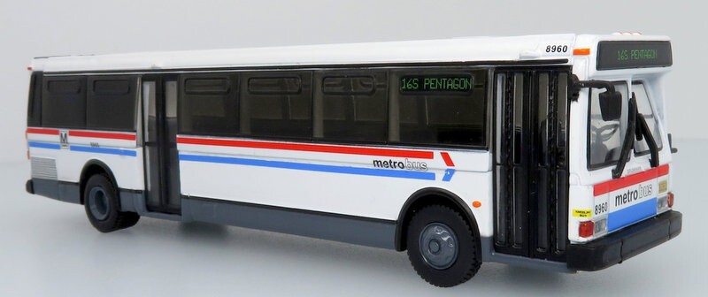 Iconic Replicas 1:87 1980 Grumman 870 Transit Bus: WMATA Washington