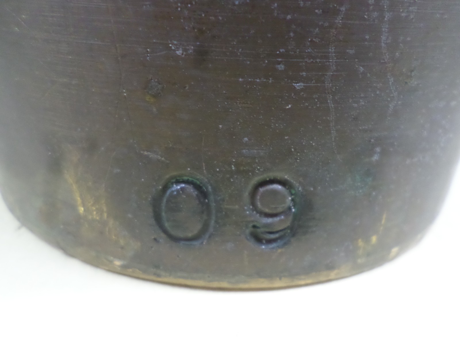 Vintage Diamond Mfg Brass Fare Box Money Vault Cylindrical 9″ X 4-3/4″ #09 DART