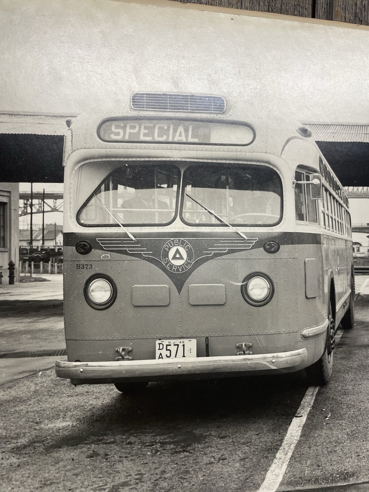 Vintage 1940s New Jersey Bus Driver Training School Promo Large Scale Photo 3/13