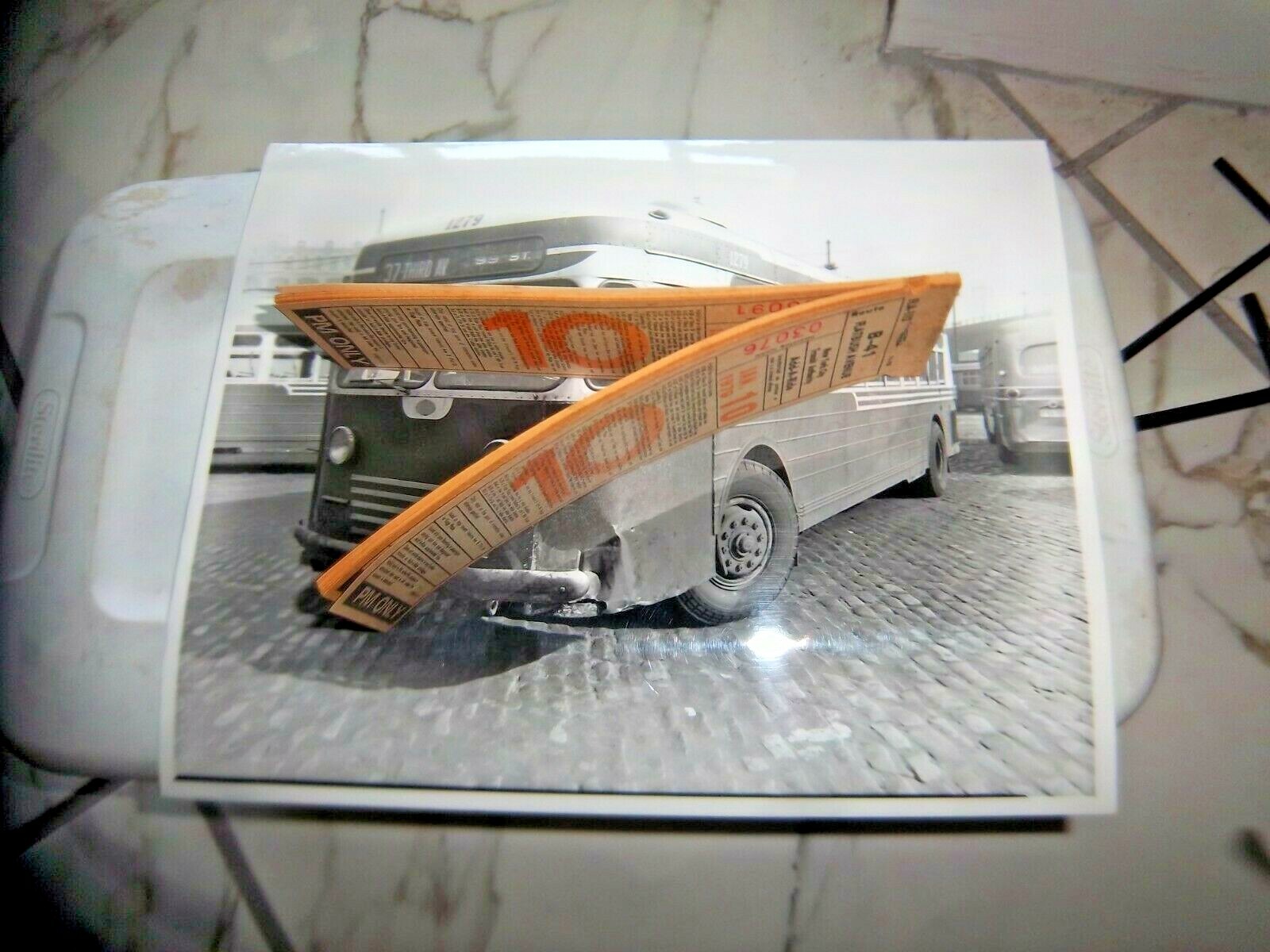 25 COMPLETE UNUSED TRANSFERS NOS NY NYC BUS FLATBUSH KINGS PLAZA BROOKLYN 1979
