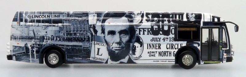 Iconic Replicas 1:87 2021 Proterra ZX5 Electric Transit Bus: Reno RTC/Lincoln