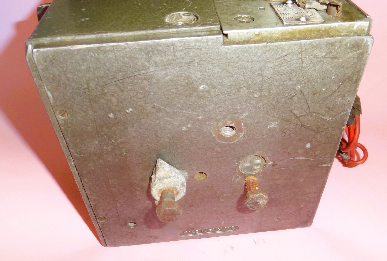 Vtg BELL PUNCH TAXIMETER METAL TAXI CAB TARIFF FARE LONDON ENGLAND circa 1960’s