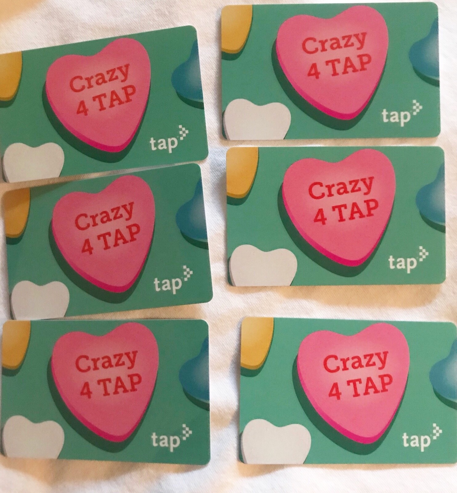 Metro TAP Crazy 4 Tap Valentine’s Day Subway Transit Lmtd Card NOT Loadable