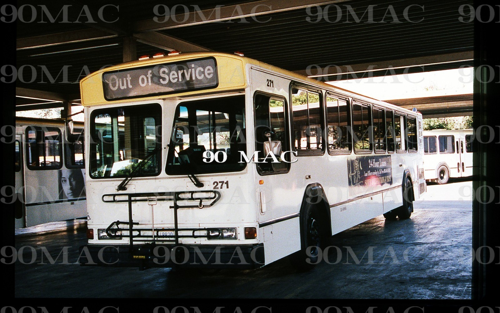 SBMTD. Santa Barbara (CA). GILLIG BUS #271. Original Slide 1998.