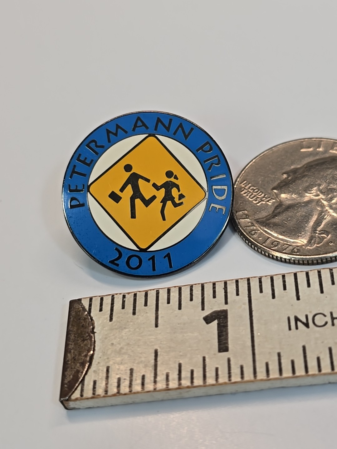 Petermann Pride 2011 Lapel Pin School Bus Service in Golf Manor Ohio