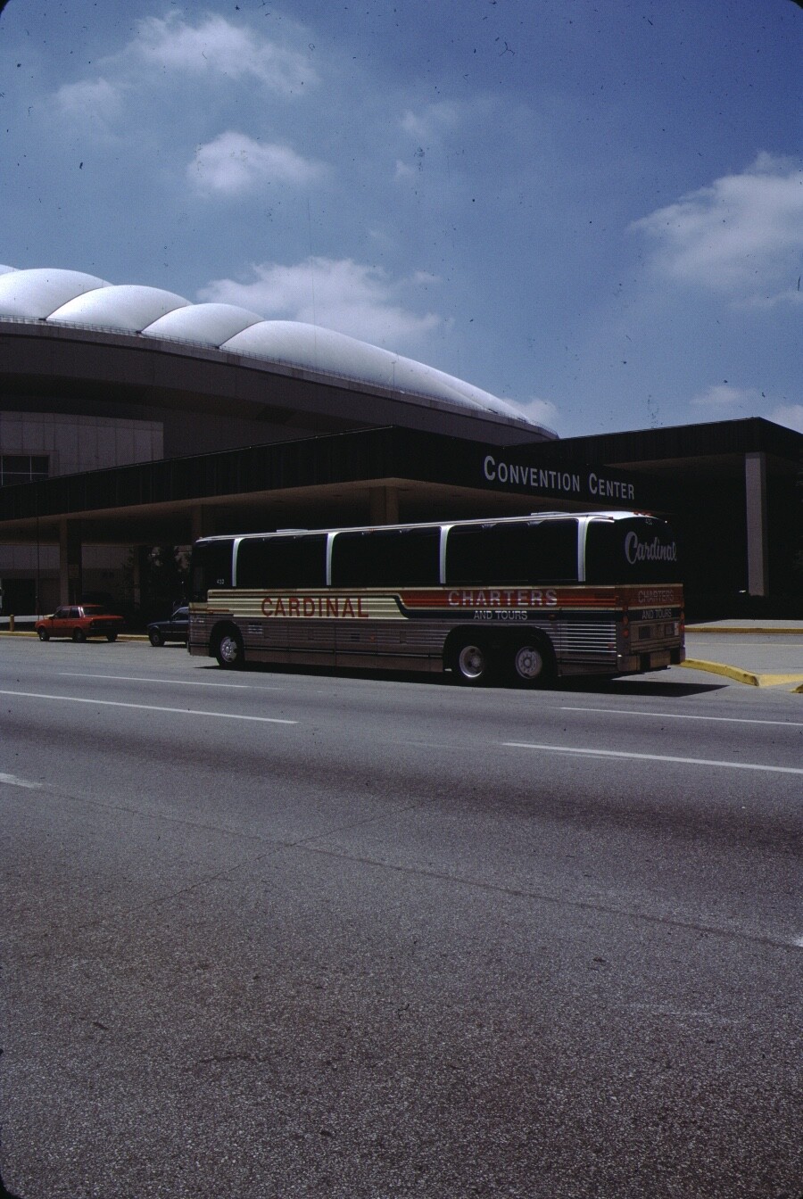 Cardinal Prevost bus Kodachrome original Kodak slide
