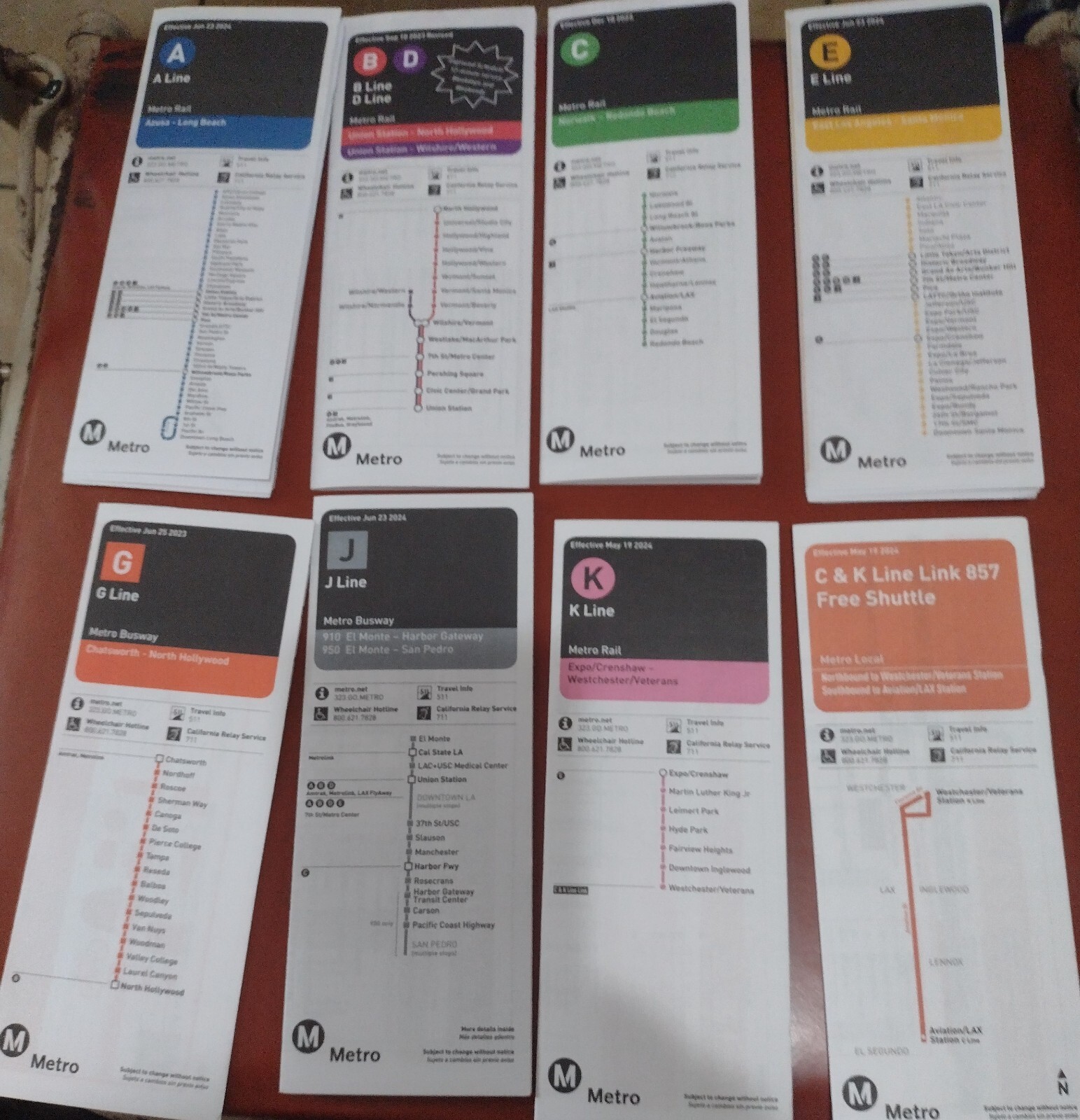 Los Angeles Metro Rail Schedule LACMTA Rail A B C D E G J k