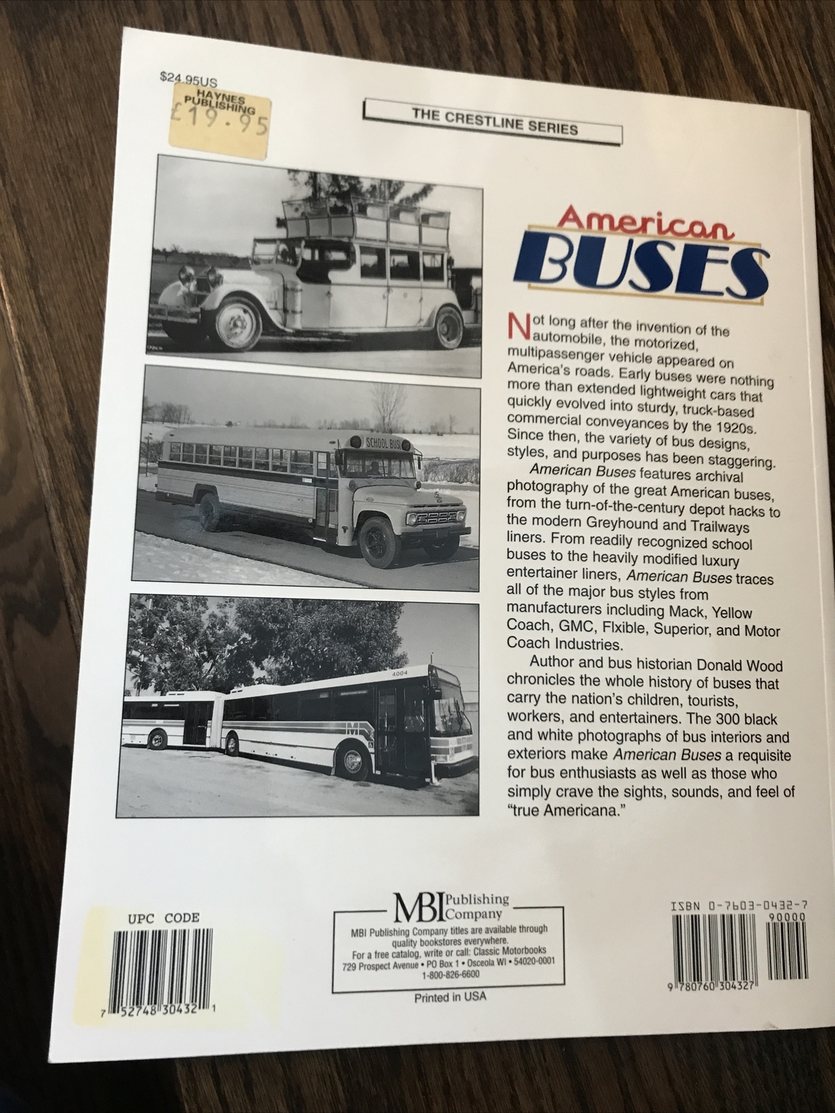 American buses (crestline series) by D. Wood (1998)