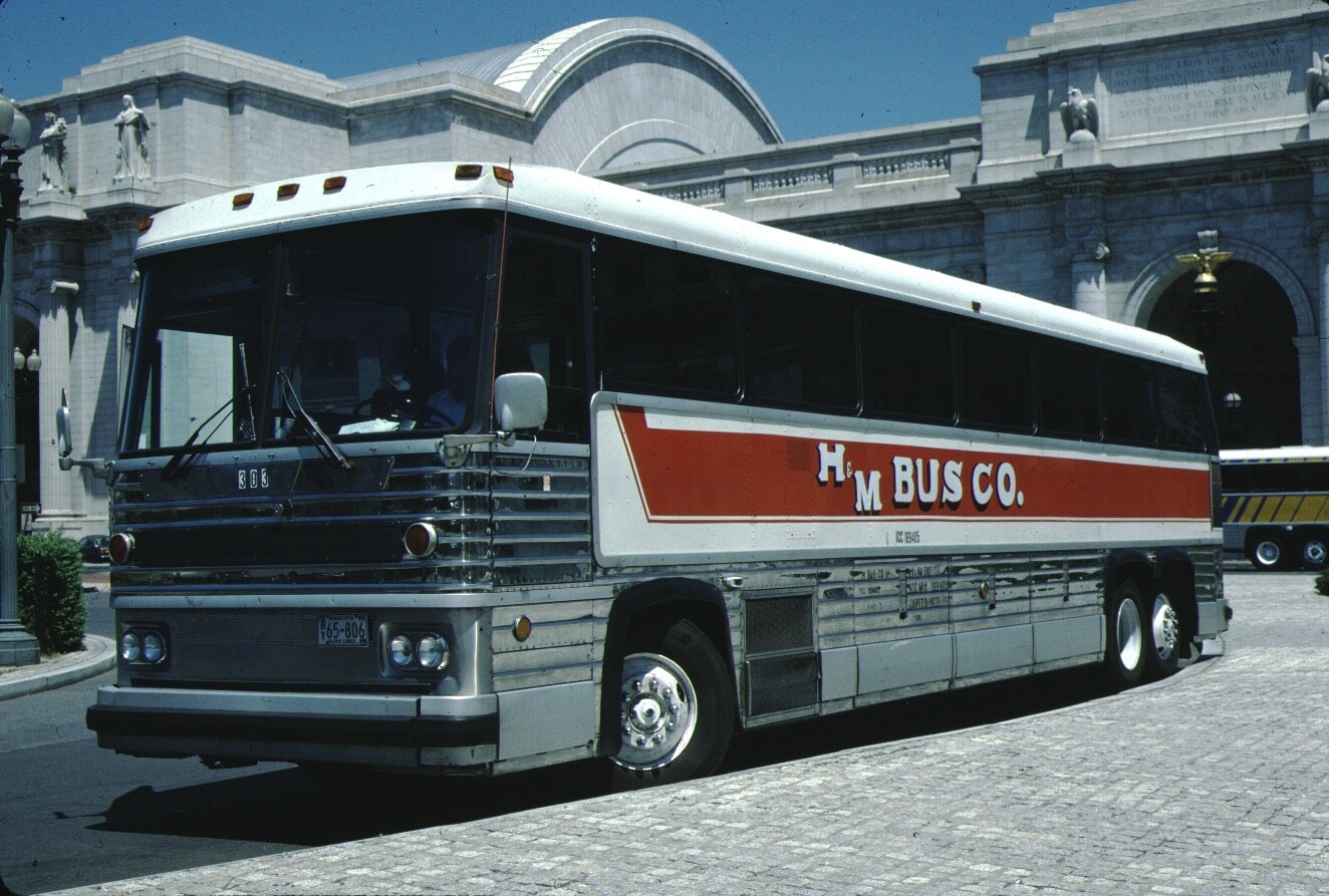 A lot of 10 MCI bus Kodachrome original Kodak Slides