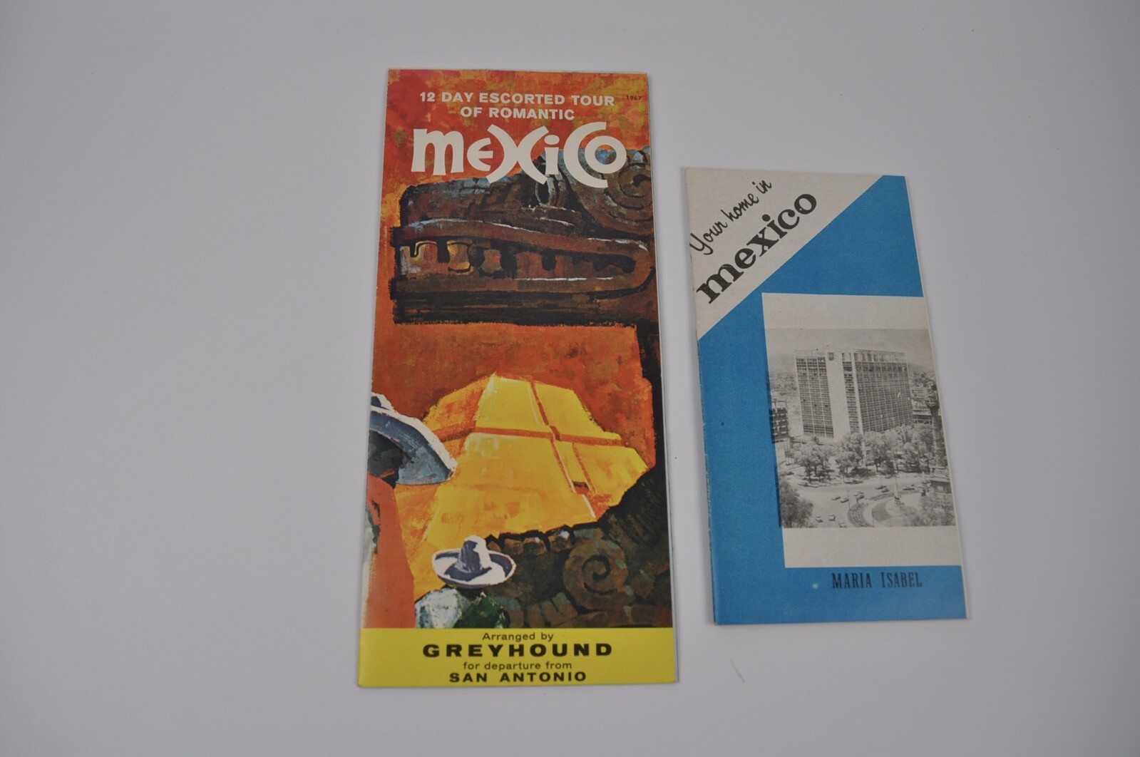 Vintage Mexico Tour Brochure Greyhound 1960’s