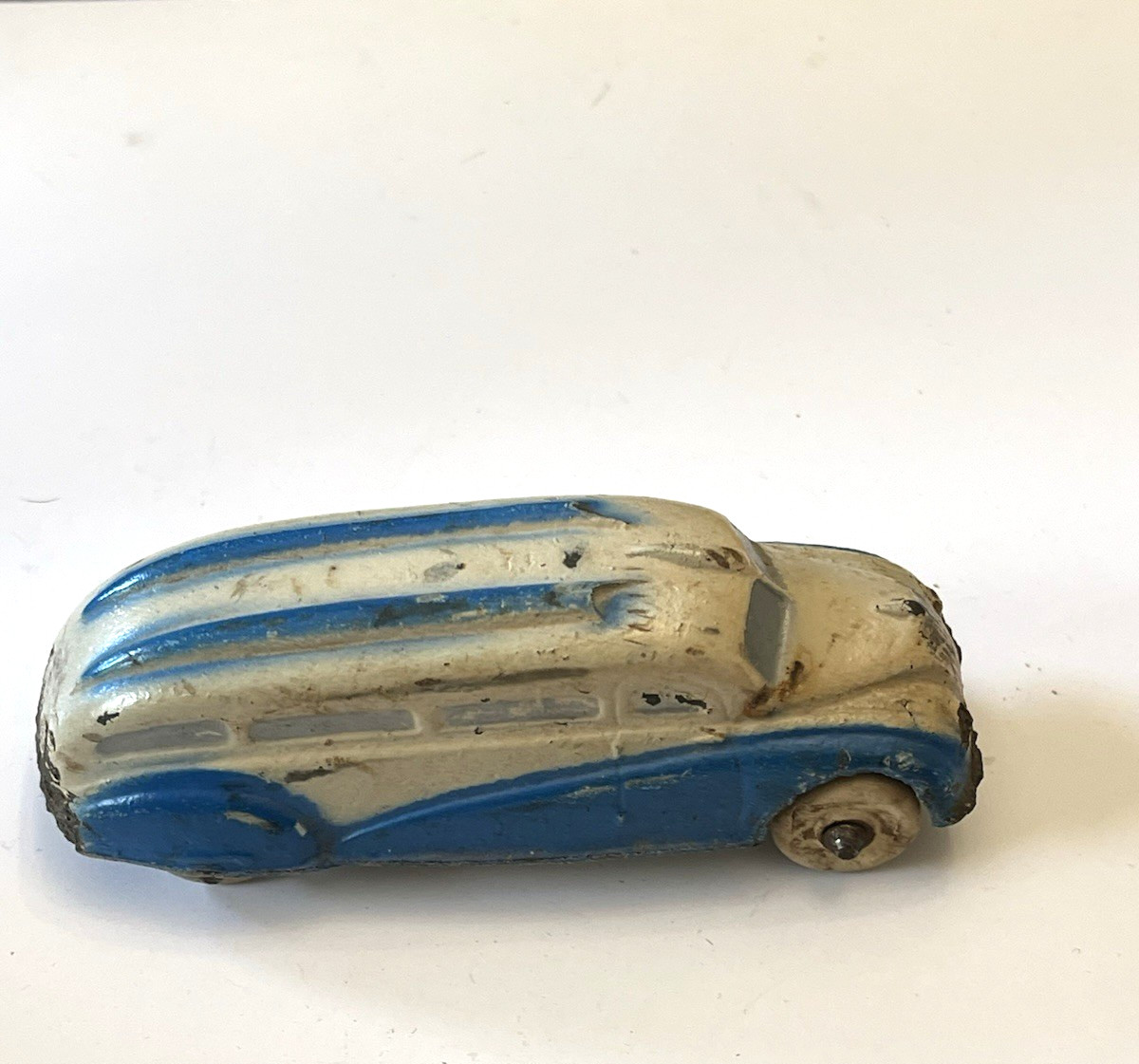 Vintage Sun Rubber Co Toy Bus Vehicle Streamlined Passenger Bus 1930s or 40s