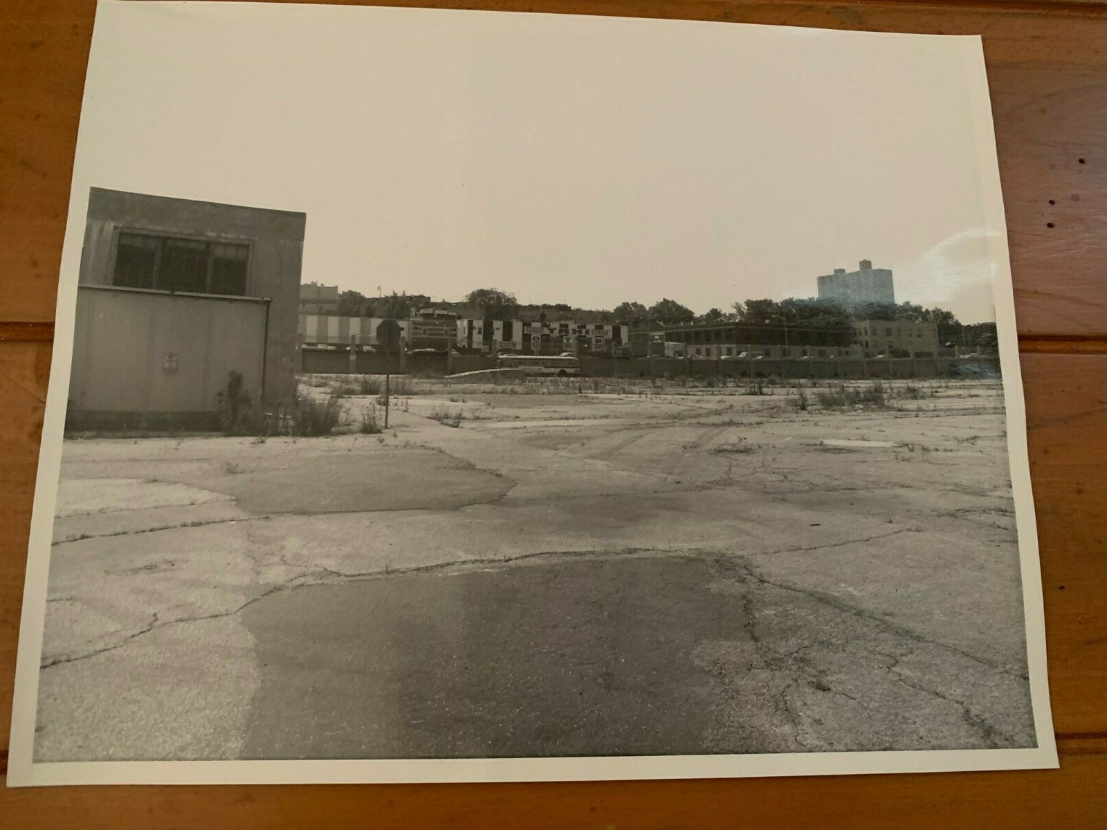 8X10 NYC NY BUS BROOKLYN ARMY TERMINAL BLACK & WHITE 1978 ORIGINAL PHOTOGRAPH