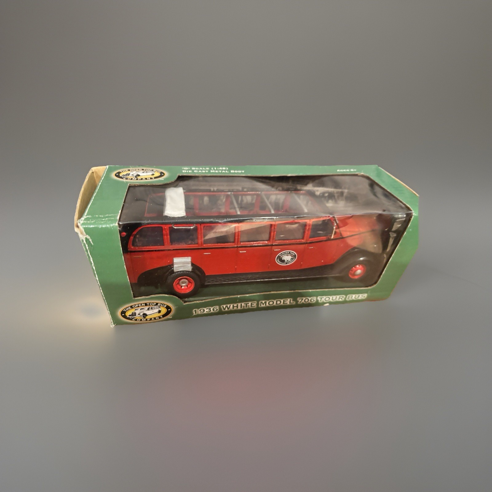 1936 White Model 706 Open Top Tour Bus O Gauge 1:48 Scale – New