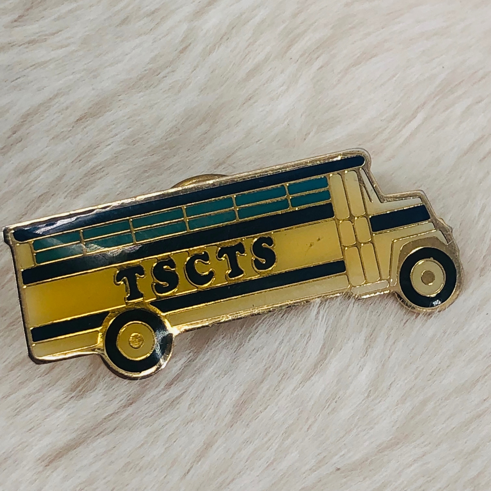 TSCTS Prison Transportation Services Enamel Bus Lapel Pin