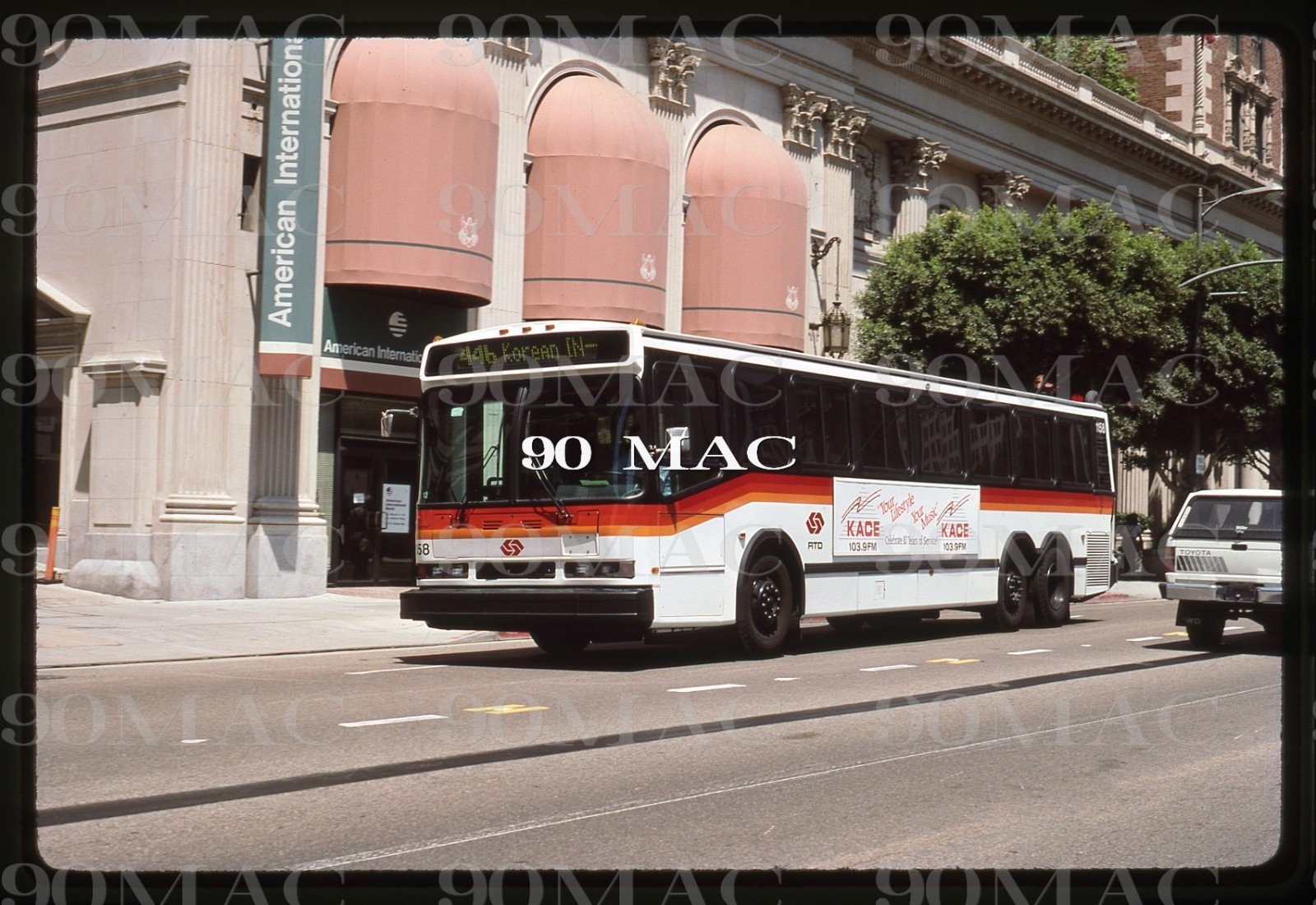 RTD-SCRTD. NEOPLAN BUS #1158. Los Angeles (CA). Original Slide 1987. NEW!