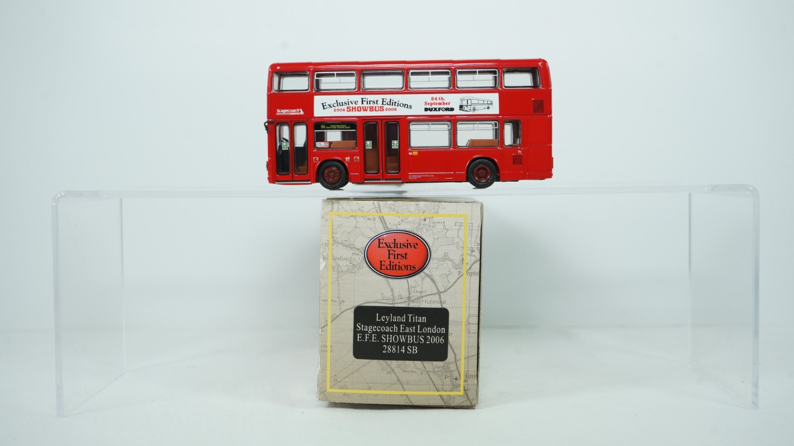EFE Gilbow 1/76 Scale Leyland Titan Stagecoach E. London Show Bus 28814SB NEW F3