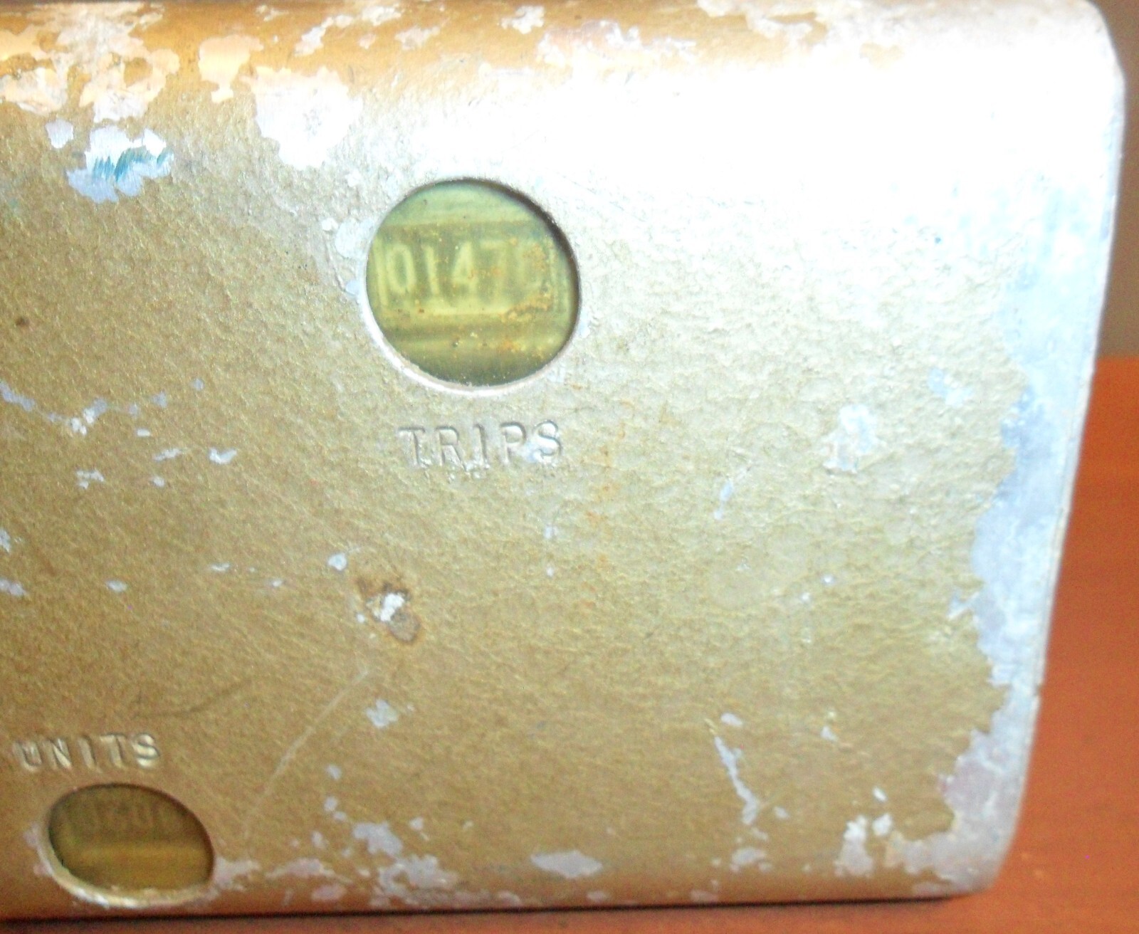 Vintage Old OMAHA TAXIMETER CORPORATION Taxi Cab Meter For Hire Arm Time Mileage