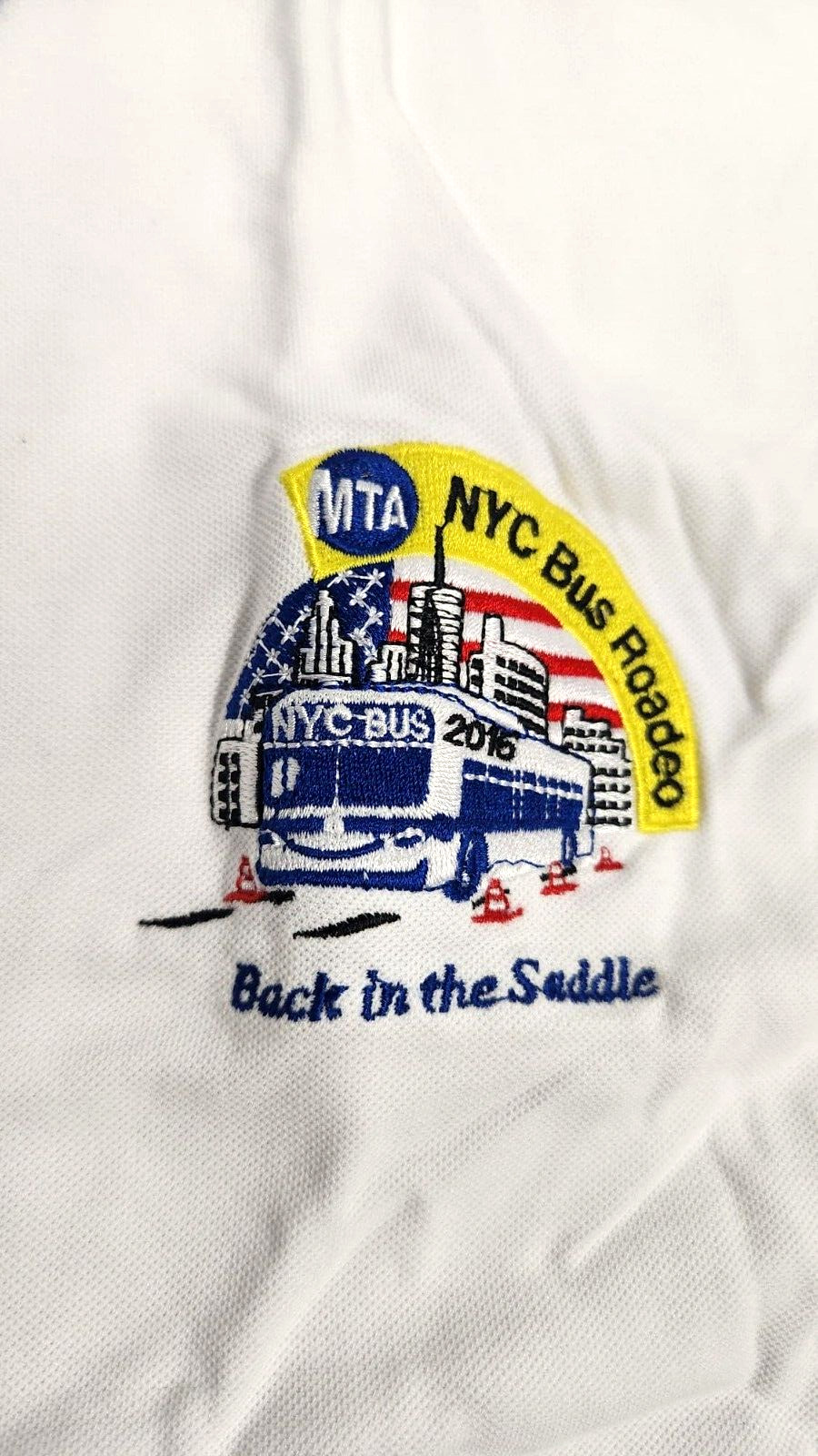 2016 New York City MTA Bus Roadeo Back In The Saddle Shirt & Coin ~ Size XXL