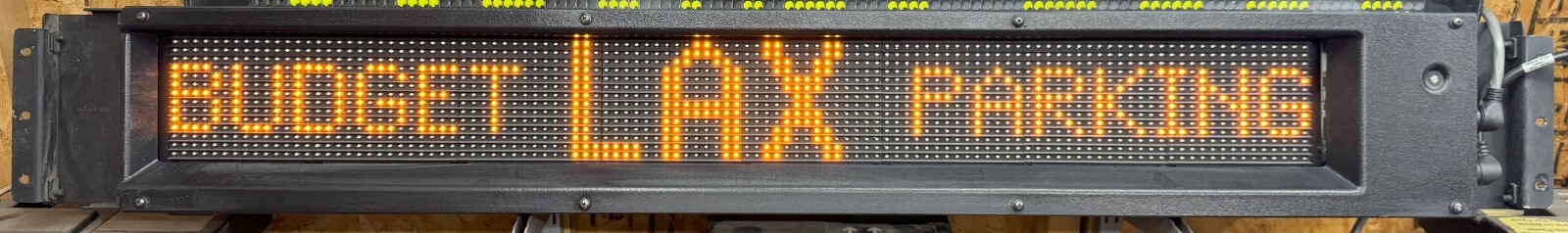 Used 2009 Lumintaor Horizon Transit Bus Amber 14×112 LED Side Destination Sign