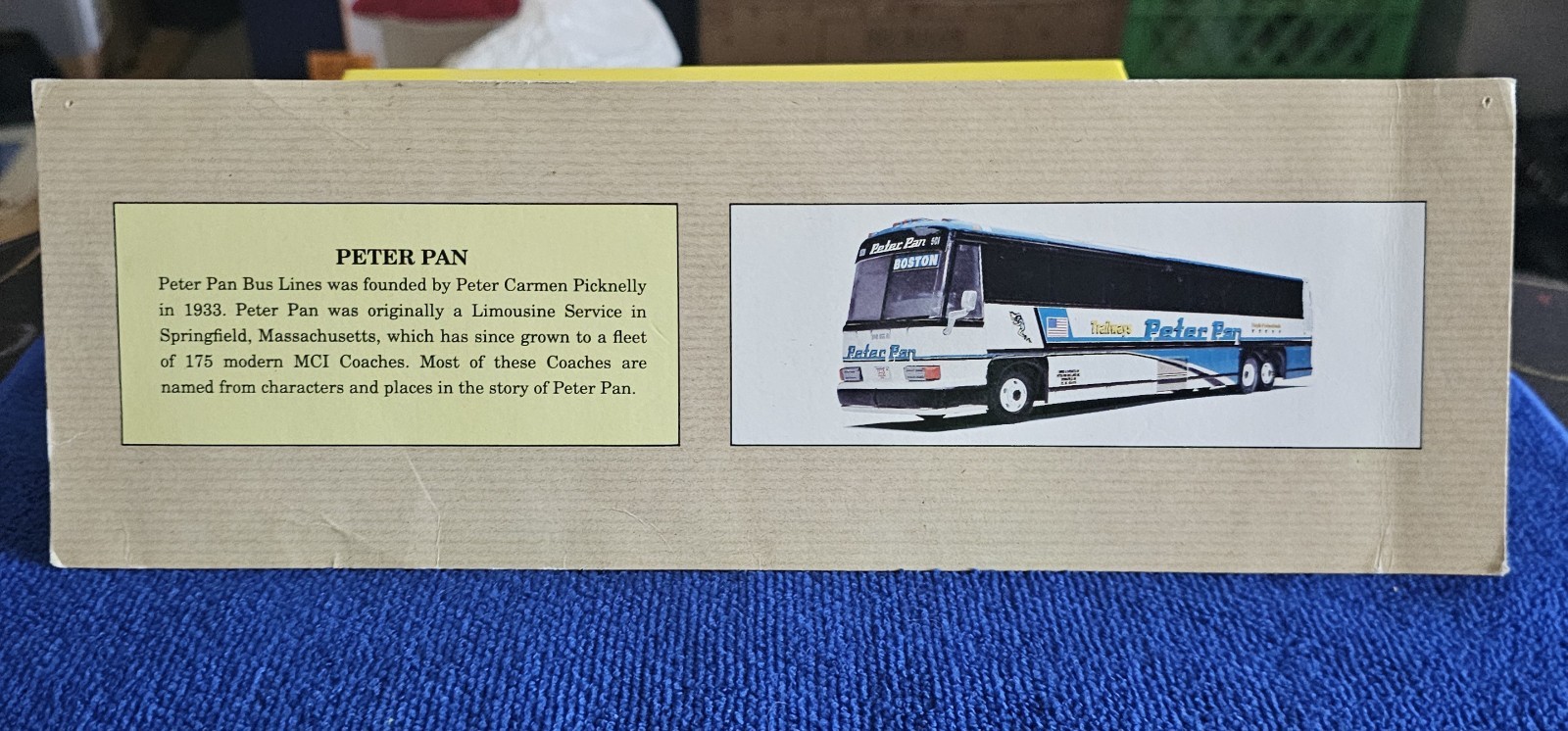 Corgi Peter Pan Bus. BOX ONLY. 1/50 Scale.