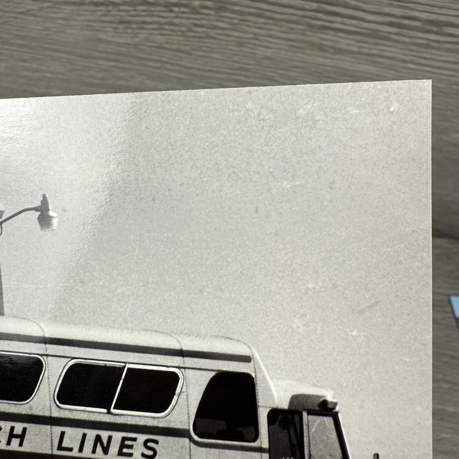 Vtg 1981 Wisconsin Coach Lines Bus (GMC 1972 P8M-4905A) 5×7 B&W Photo Reprint