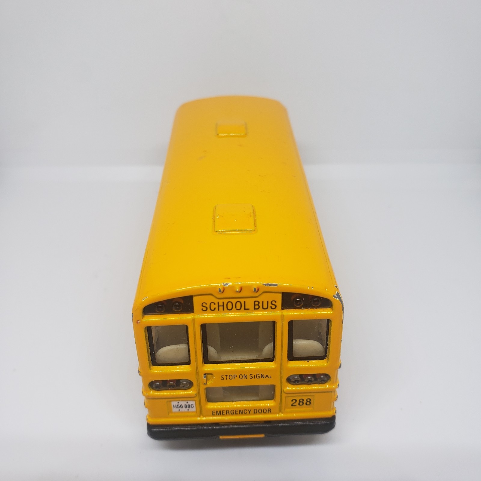 Toysmith Die-Casting School Bus Friction Moving Toy Yellow Bus 2012