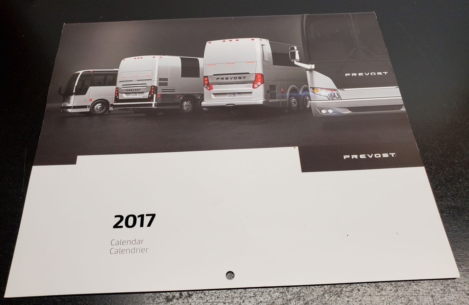 2017 Prevost Bus Calendar