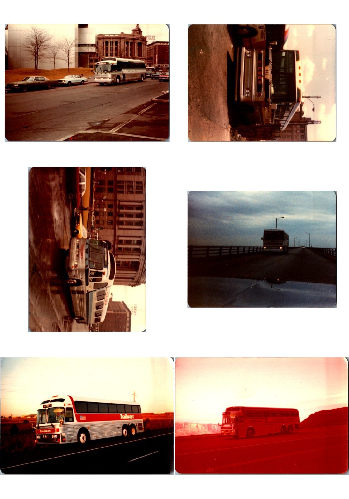 (LOT E) of 180 bus trolley photos 3.5″x5″ transportation color ARCHIVE