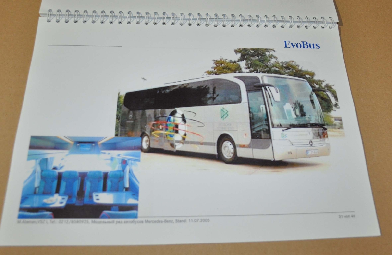 Mercedes Benz Model Range Bus Omnibus Brochure Prospekt 2005 RU