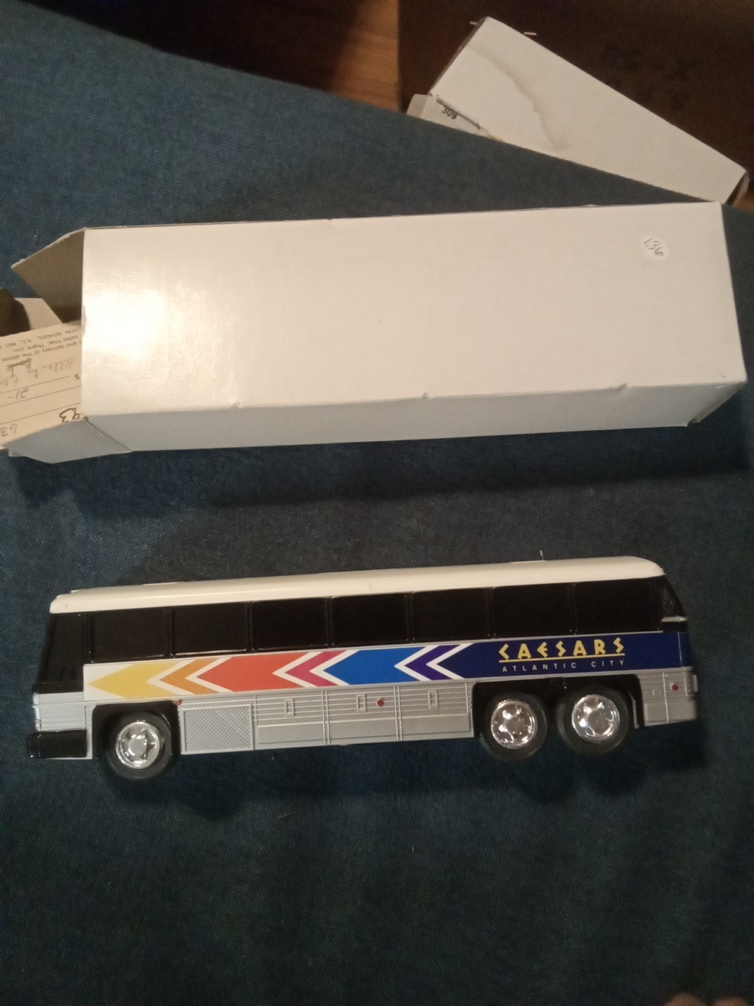 Jimson Bus Plastic Coin Bank Caesars Atlantic City