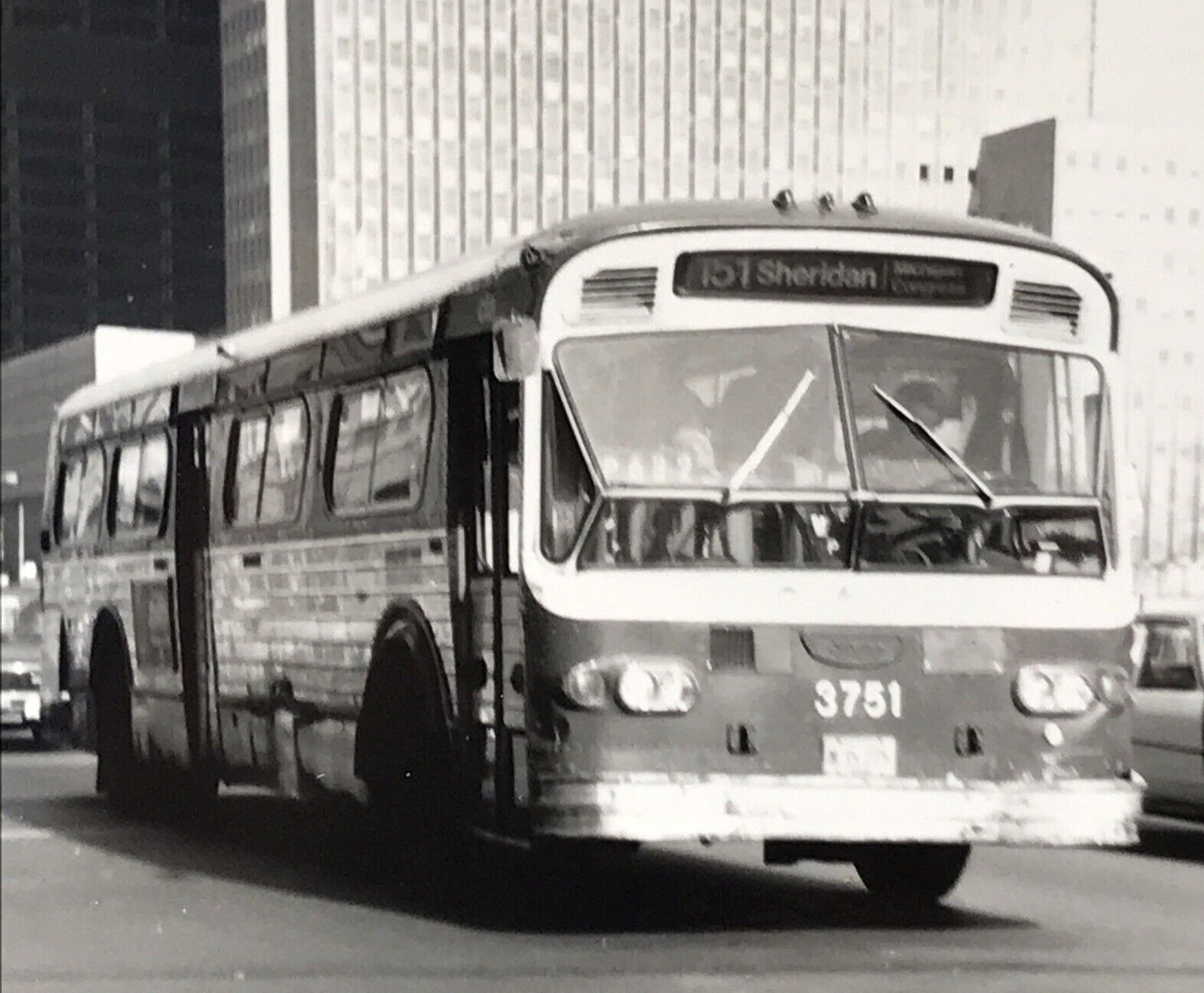 Chicago Transit Authority CTA Bus #3751 Route 151 Sheridan Photo