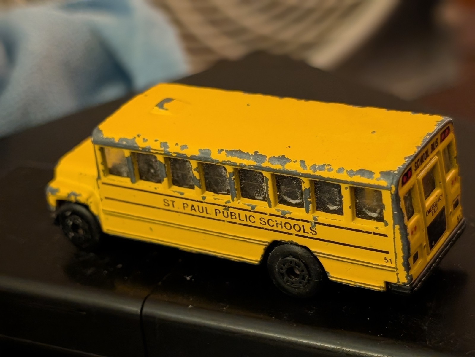 PERFECT QUALITY SAINT PAUL MN PUBLIC SCHOOL BUS LIFE-LIKE 1:95 SCALE MFG 1985