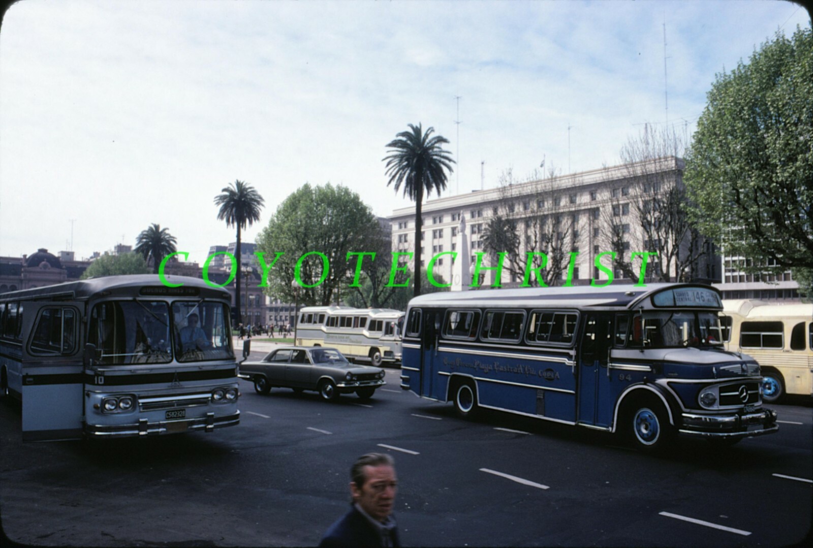 Original Slide MERCEDES BENZ CITY BUS Argentina BUENOS AIRES Colectivo COPLA ’77