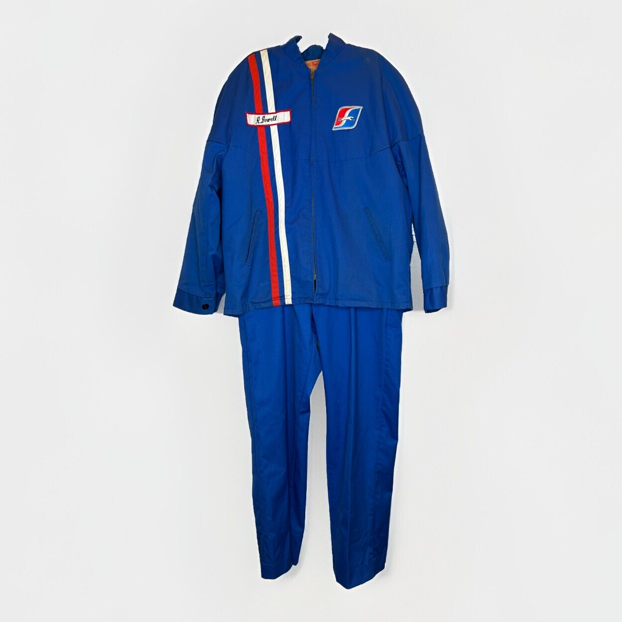 Vintage Greyhound Bus Employee Workwear Uniform Jacket And Pants 60s 70s