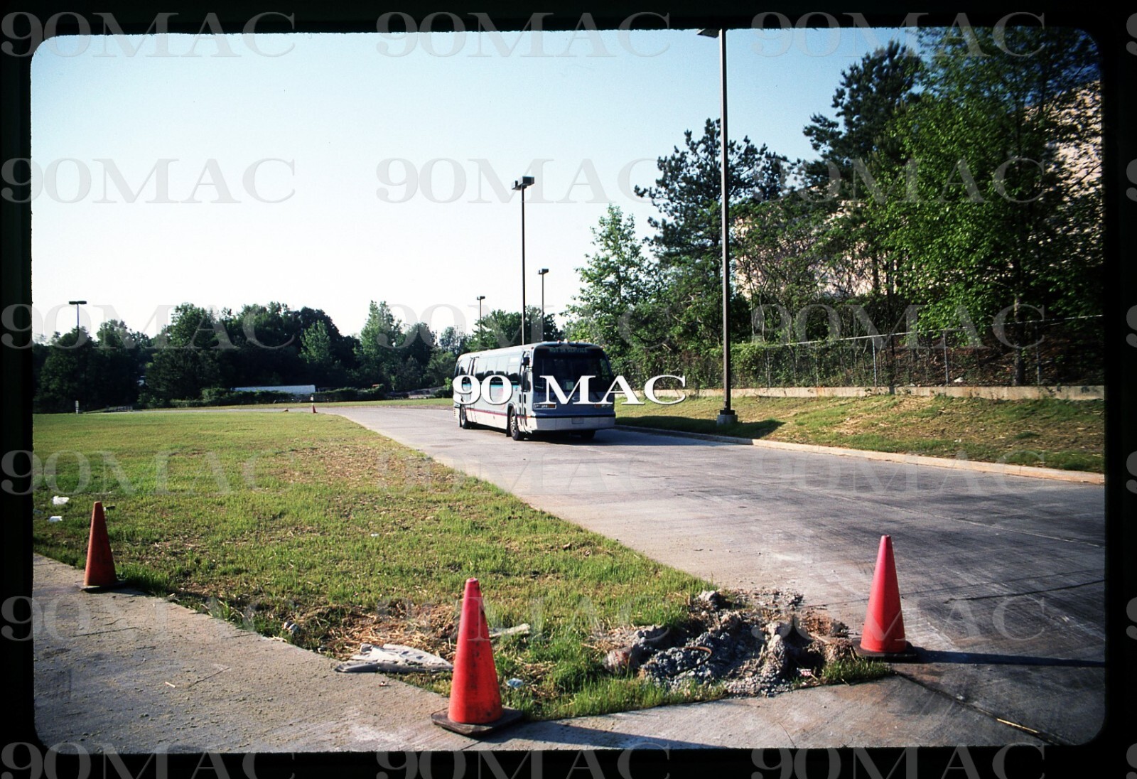 COBB COUNTY TRANSIT. GM RTS BUS #8957. Marietta (GA). Original Slide 1995.